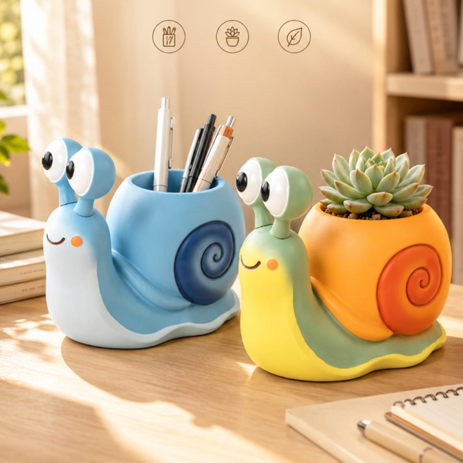 Snail Shape Flower Pot Snail f - Echeveria Succulent recension och pris